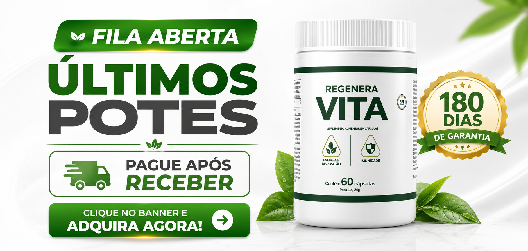 Opções de tratamento com 1, 2 e 3 potes