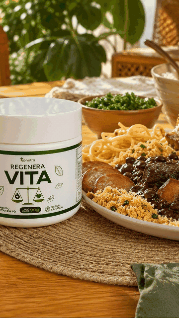 Demonstração do Regenera Vita sendo preparado na água